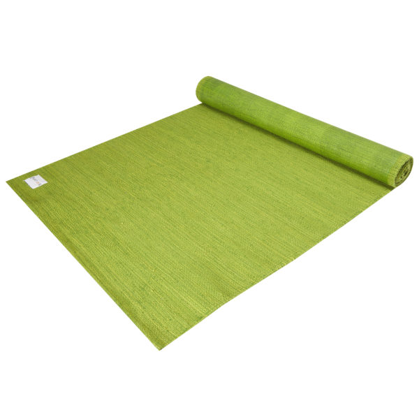 Green Cotton Yoga Mat